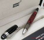 Clone MontBlanc Starwalker Rollerball Pen Red Barrel and Silver Clip